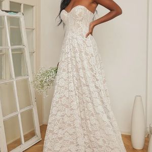 Lulus Lace Maxi Dress